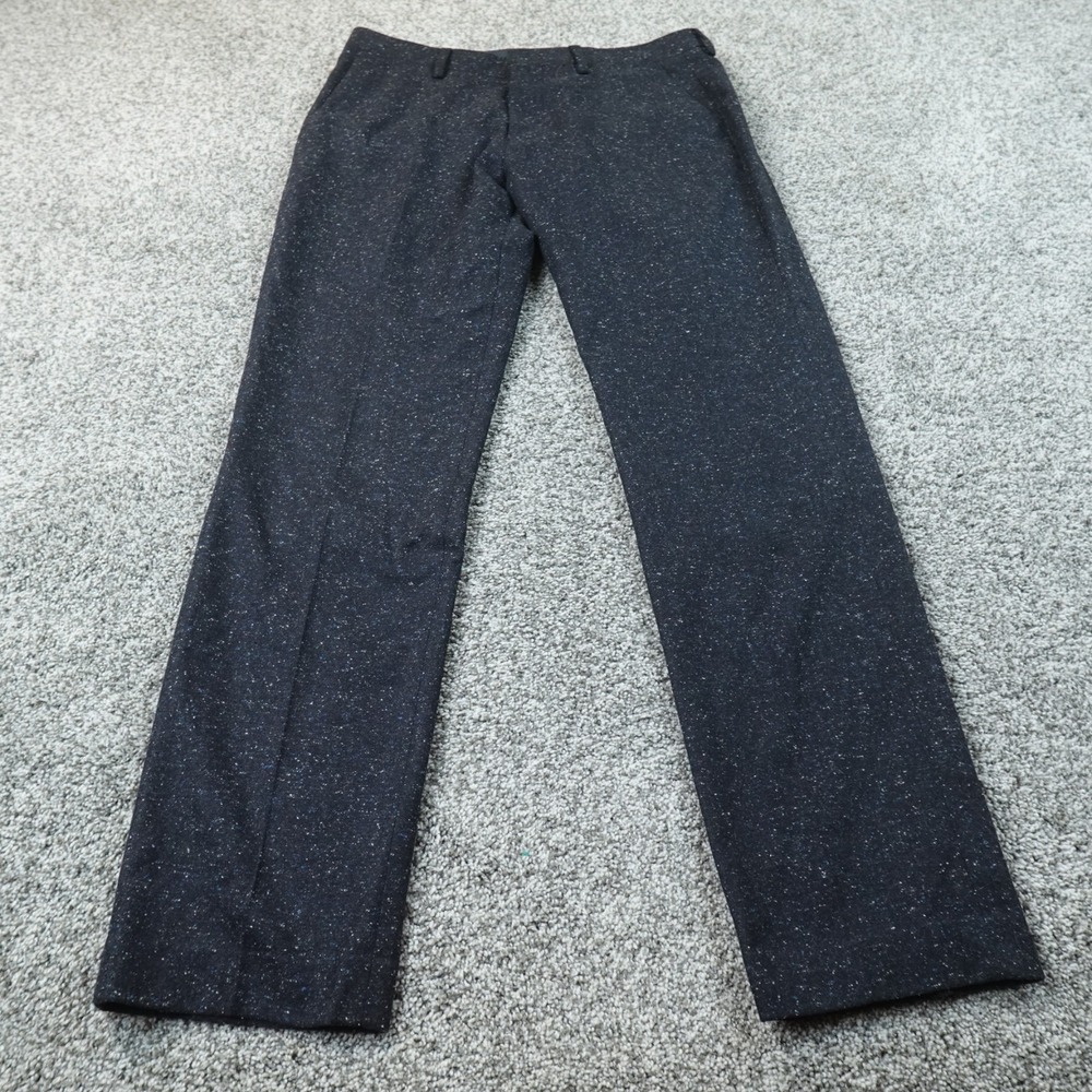 Bonobos Pants Mens 33X32 Blue Donegal Wool Silk Nova Fides Chino Trouser Stretch